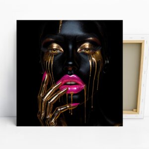 Golden Tears Beauty Art