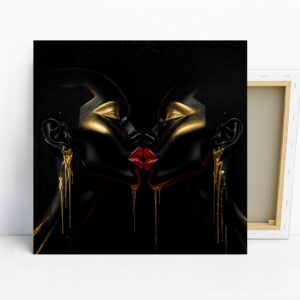 Golden Kiss Black Art
