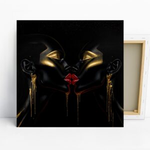 Golden Kiss Black Art