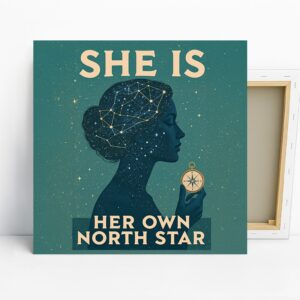 Cosmic Woman Compass Art