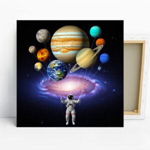 Astronaut Planet Balloon Art