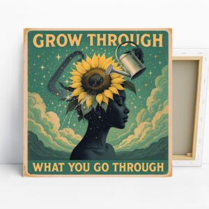 Sunflower Growth Art