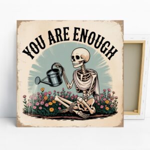 Skeleton Gardener Art