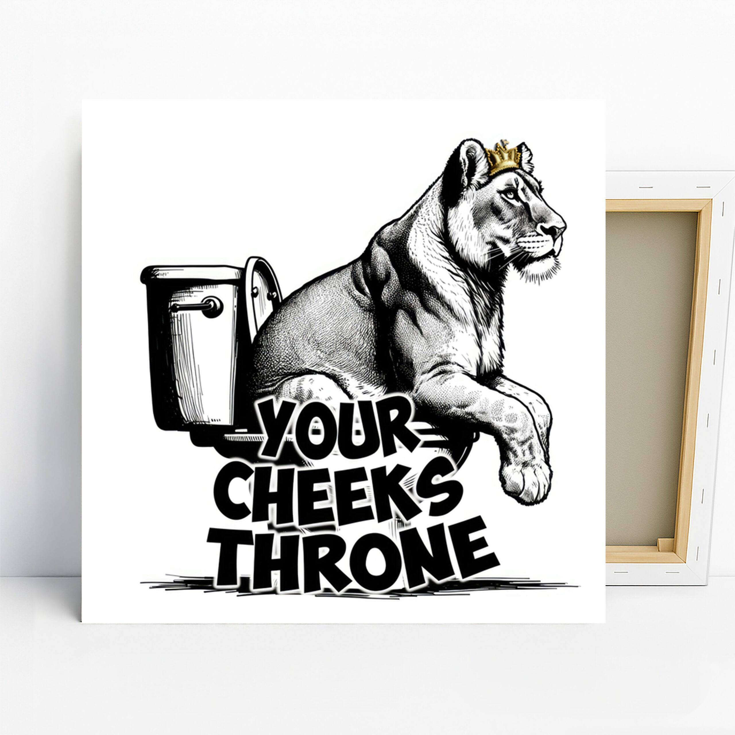 1.jpg Lion King of Throne Art