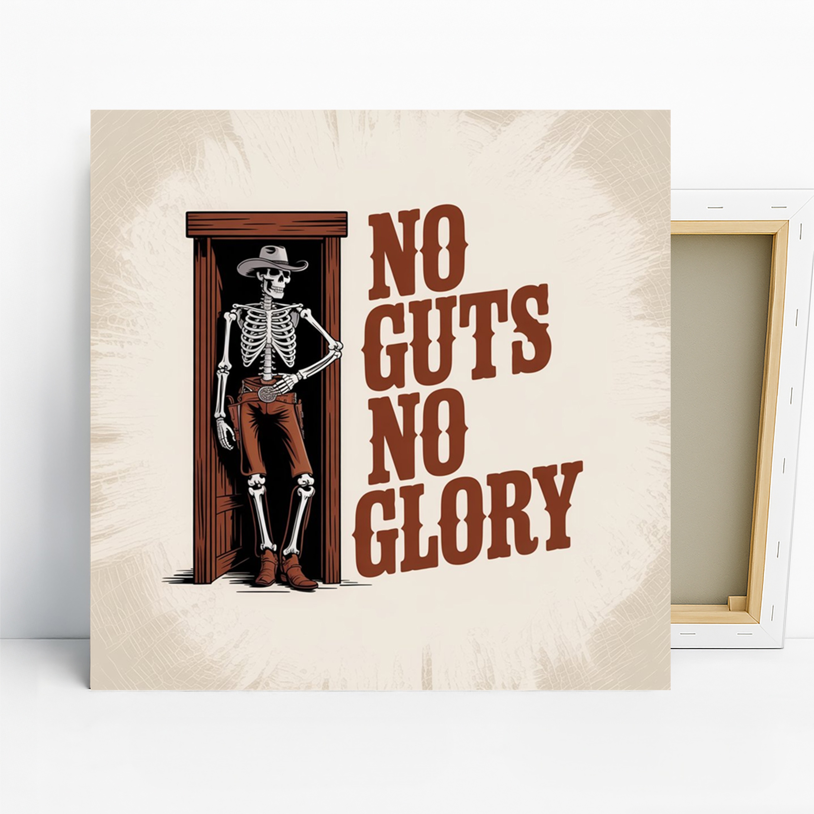 Cowboy Skeleton Art