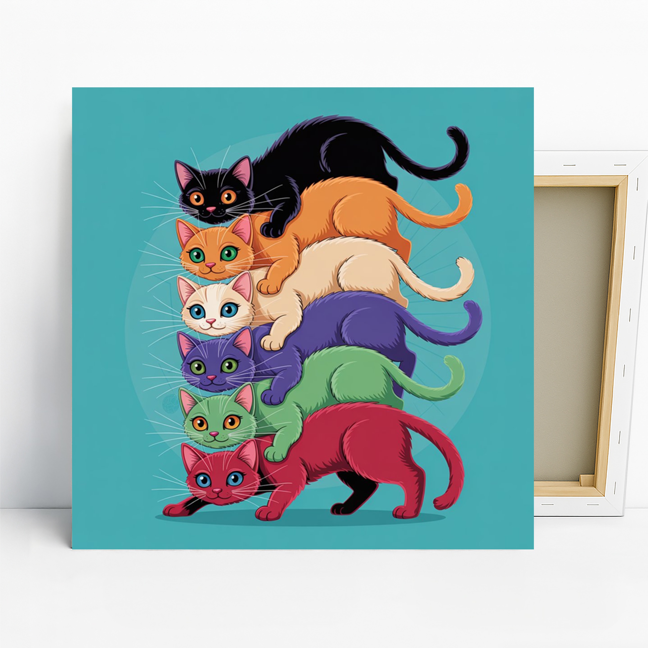 Cat Stack Art