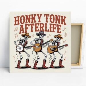 Skeleton Country Band Art