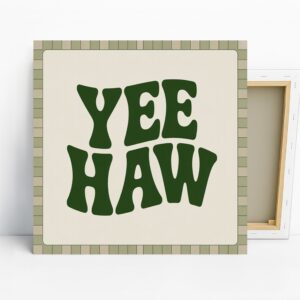 Yee Haw Retro Text Art