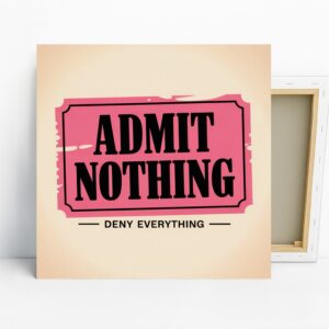 Sarcastic Admission Ticket Art