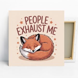 Sleepy Fox Art