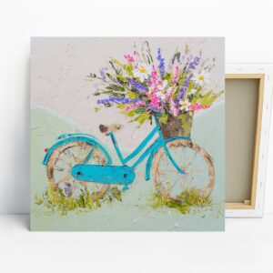 Bicycle Flower Basket Art