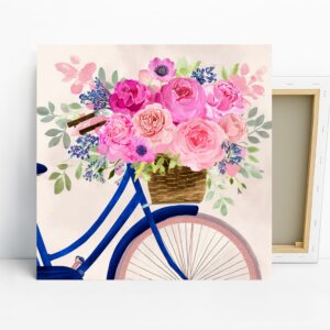 Bicycle Flower Basket Art