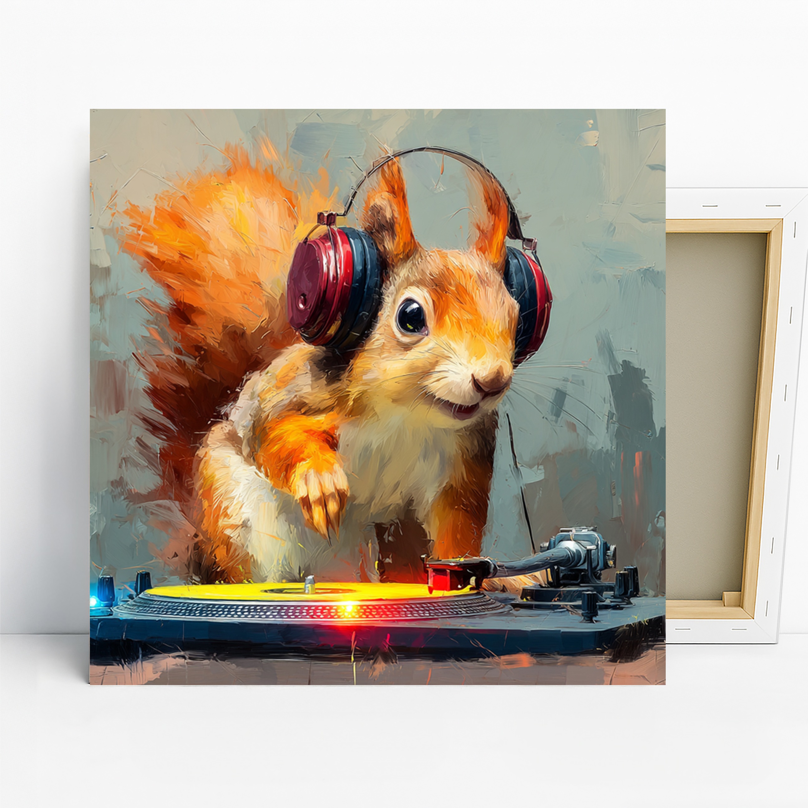 Squirrel Art Canvas