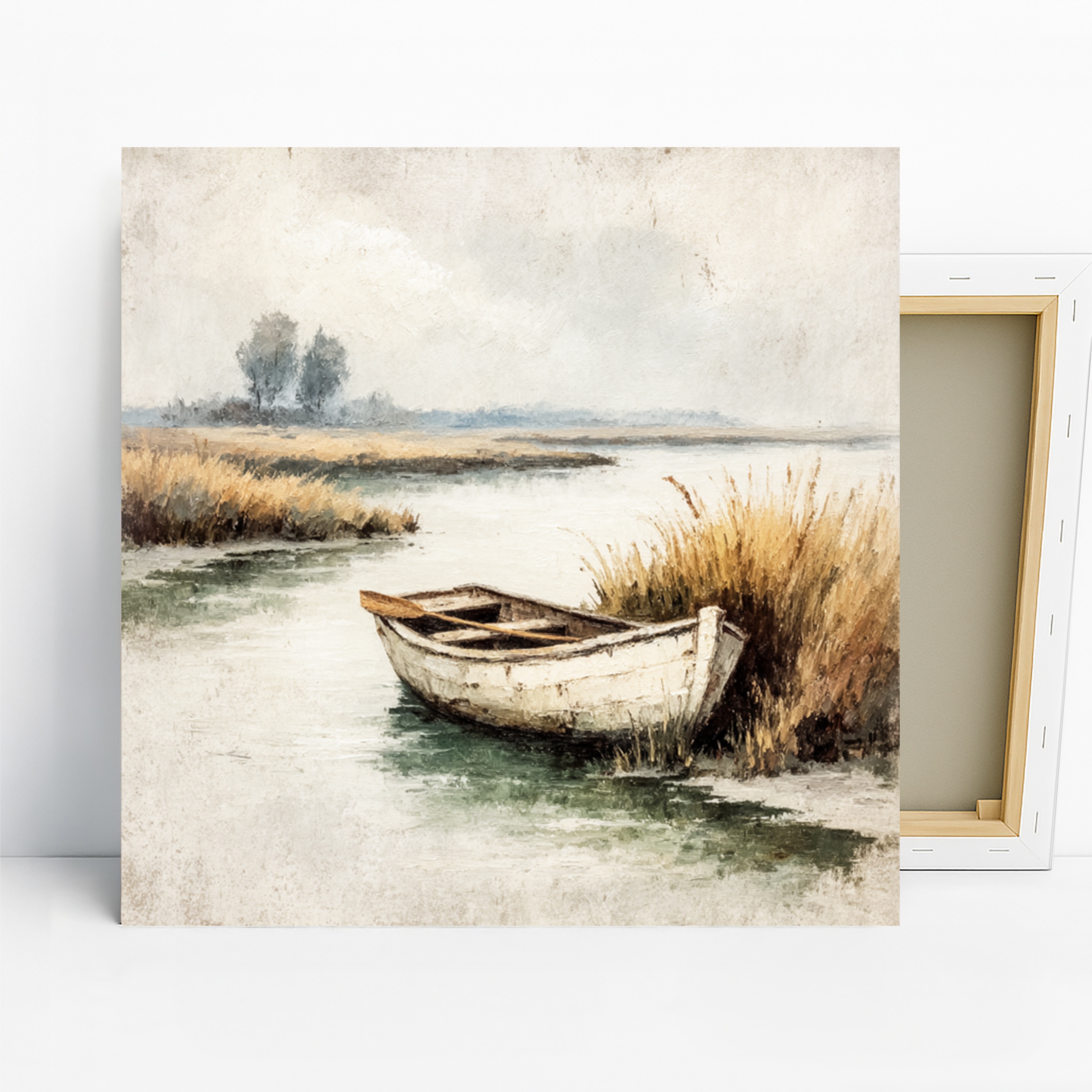 Lakeside Boat Art
