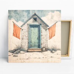 Beach Hut Art
