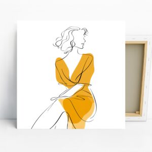 Yellow Dress Art