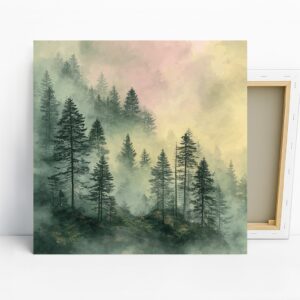 Misty Forest Art