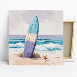 Surfboard Beach Art