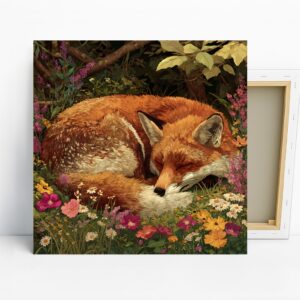 Sleeping Fox Art
