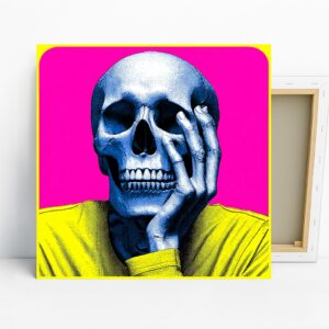 Neon Skull Art