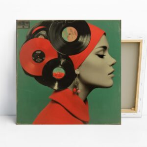 Vinyl Record Portrait Art