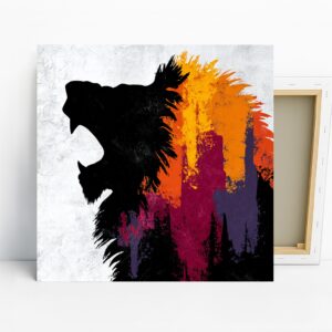 Lion Roar Art