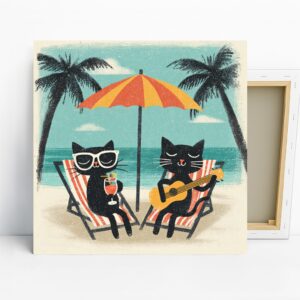 Cool Cats Beach Art