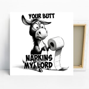 Donkey And Toilet Paper Art