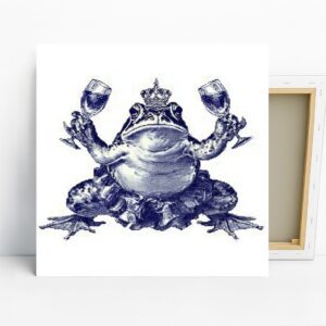 Royal Frog Cocktail Art