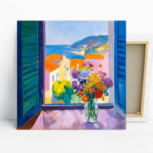 Seaside Window Bouquet Art