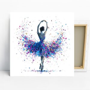 Colorful Ballerina Art