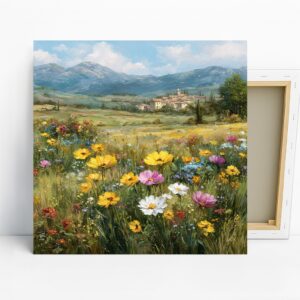 Tuscan Wildflower Meadow Art