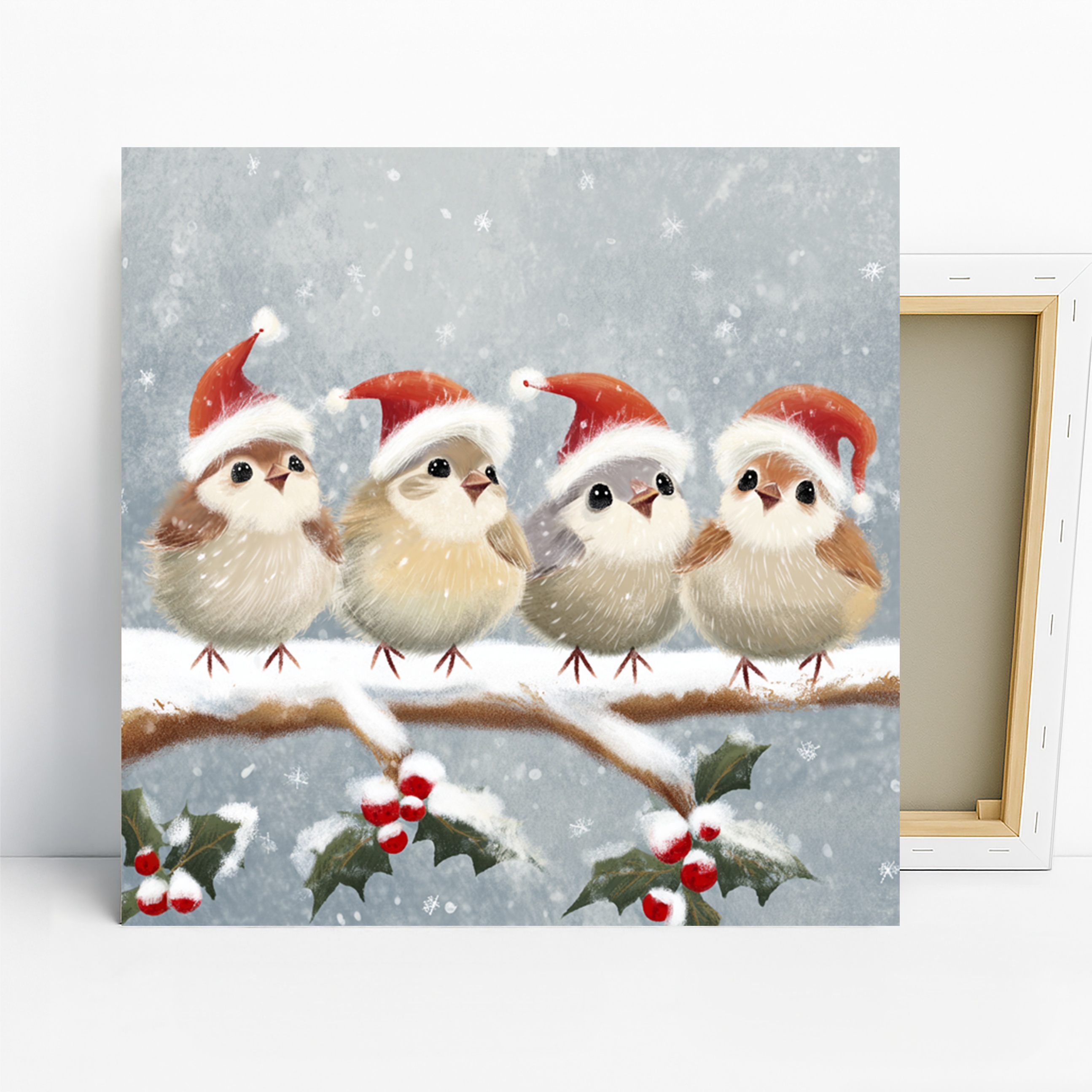 Bird Christmas Art