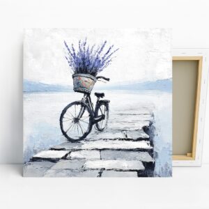 Lavender Bicycle Art