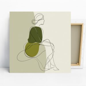 Minimalist Woman Silhouette Art