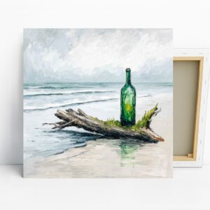 Seaside Bottle Art