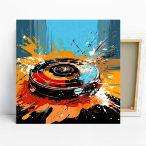 Radial Burst Art