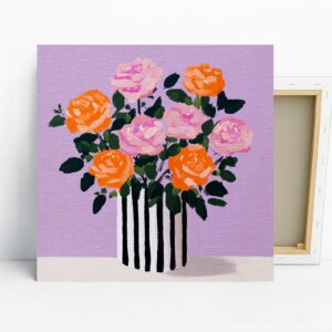 Vibrant Rose Bouquet Art