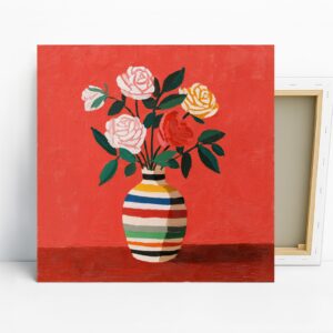 Vibrant Rose Bouquet Art