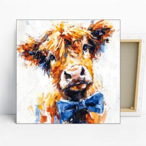 Highland Cow Art