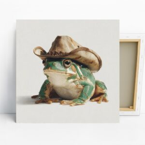 Cowboy Frog Art