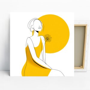 Sunflower Silhouette Art