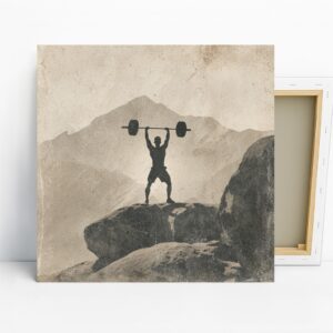 Mountain Weightlifter Art