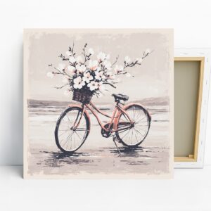 Bicycle Flower Basket Art