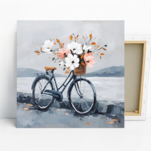 Bicycle Flower Basket Art