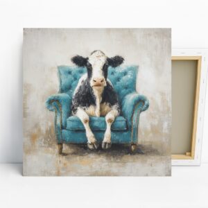 Cow in Armchair Art