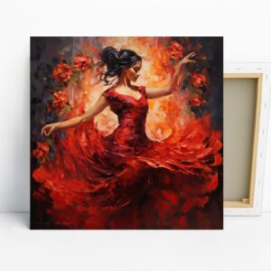 Passionate Dancer Red Art