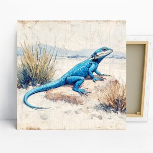 Blue Lizard Art