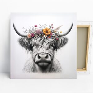 Highland Cow Art