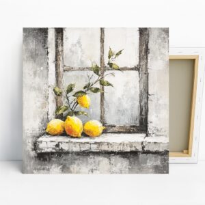 Lemon Window Art